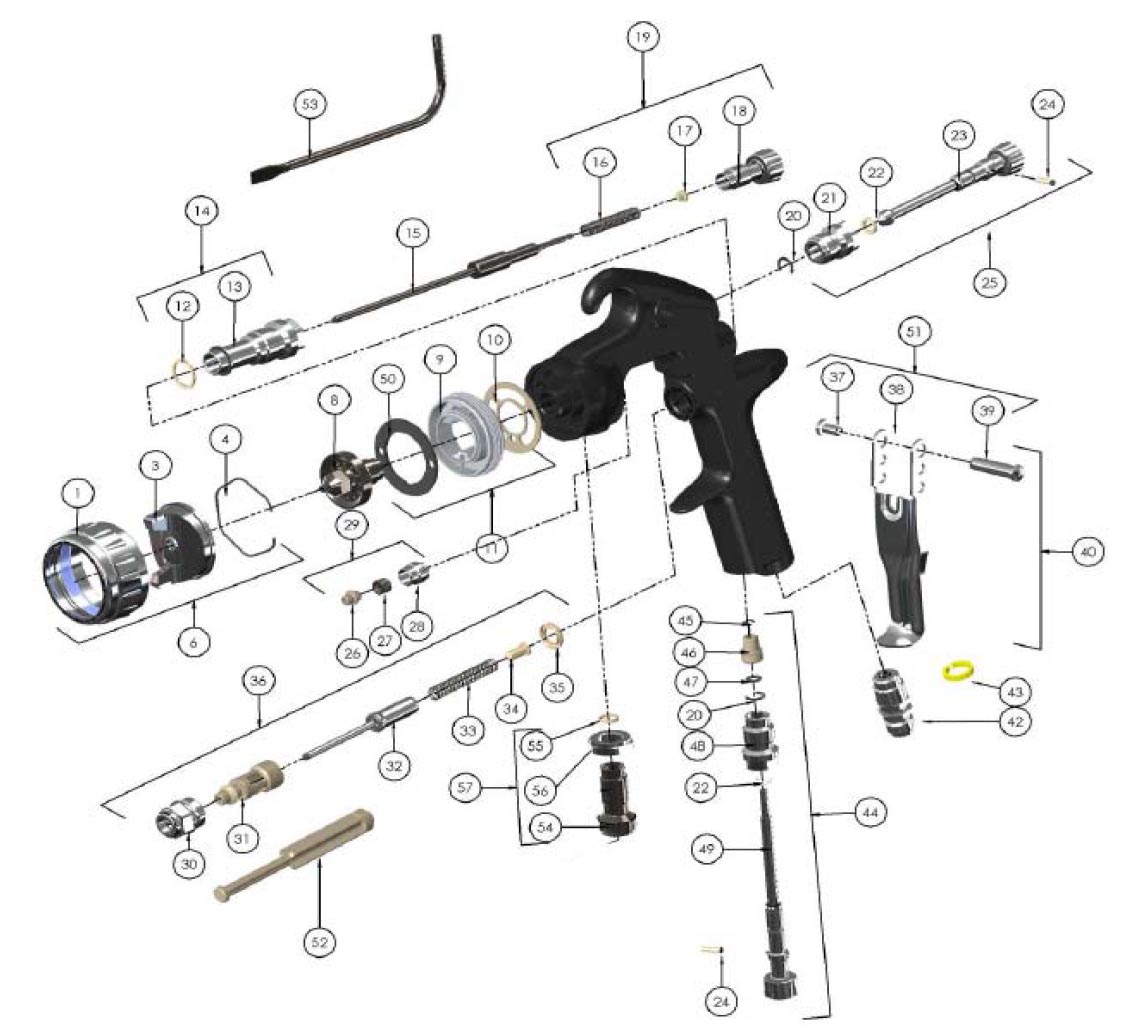 GTi HD Pressure Spray Gun