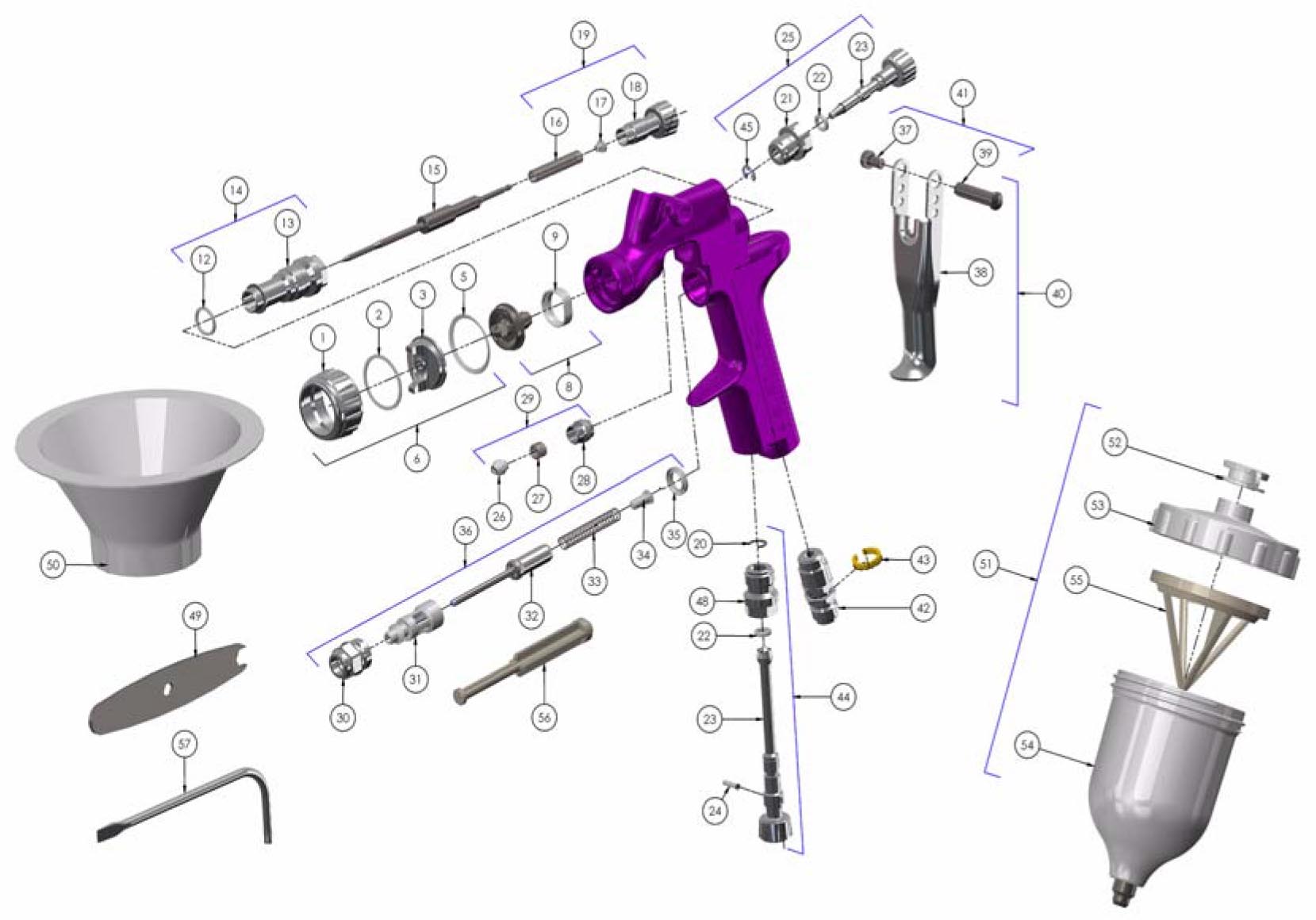 SRi HD Gravity Spray Gun